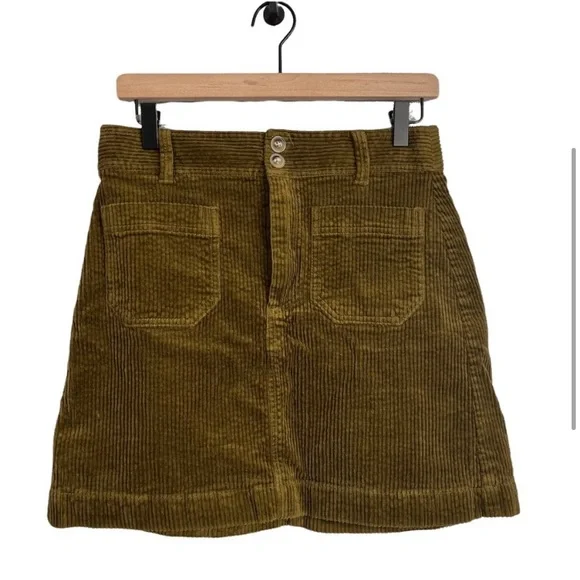 Madewell | Corduroy Mini Skirt - Picture 1 of 6